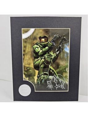 Halo 2 Limited Edition Art Print 243/500 Signed Lorraine McLees Bungie Matted